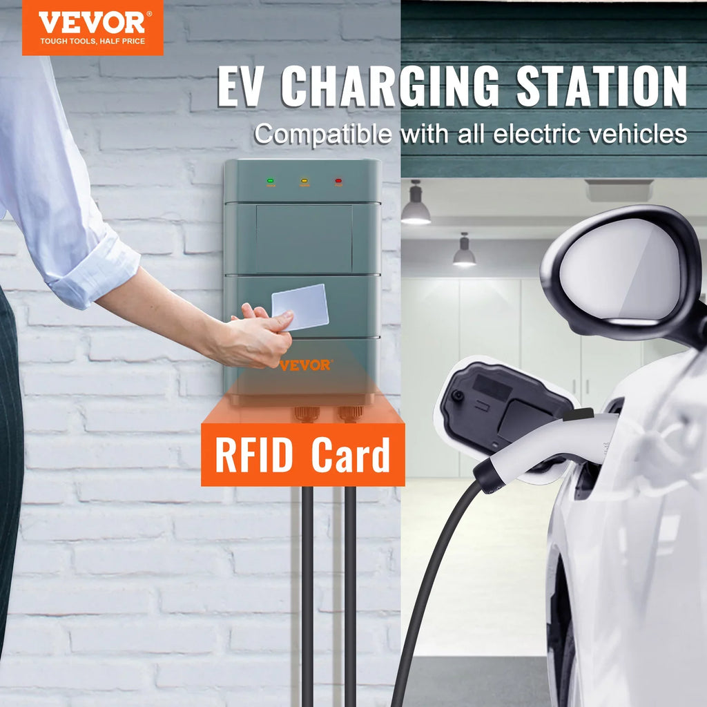 SKYSHALO Level 2 EV Charging Station 40A Home Electric Vehicle Charger NEMA14-50
