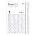 AIRx Filters 14x24x1 Air Filter MERV 13 Pleated HVAC AC Furnace Air Filter, Health 4-Pack Made in the