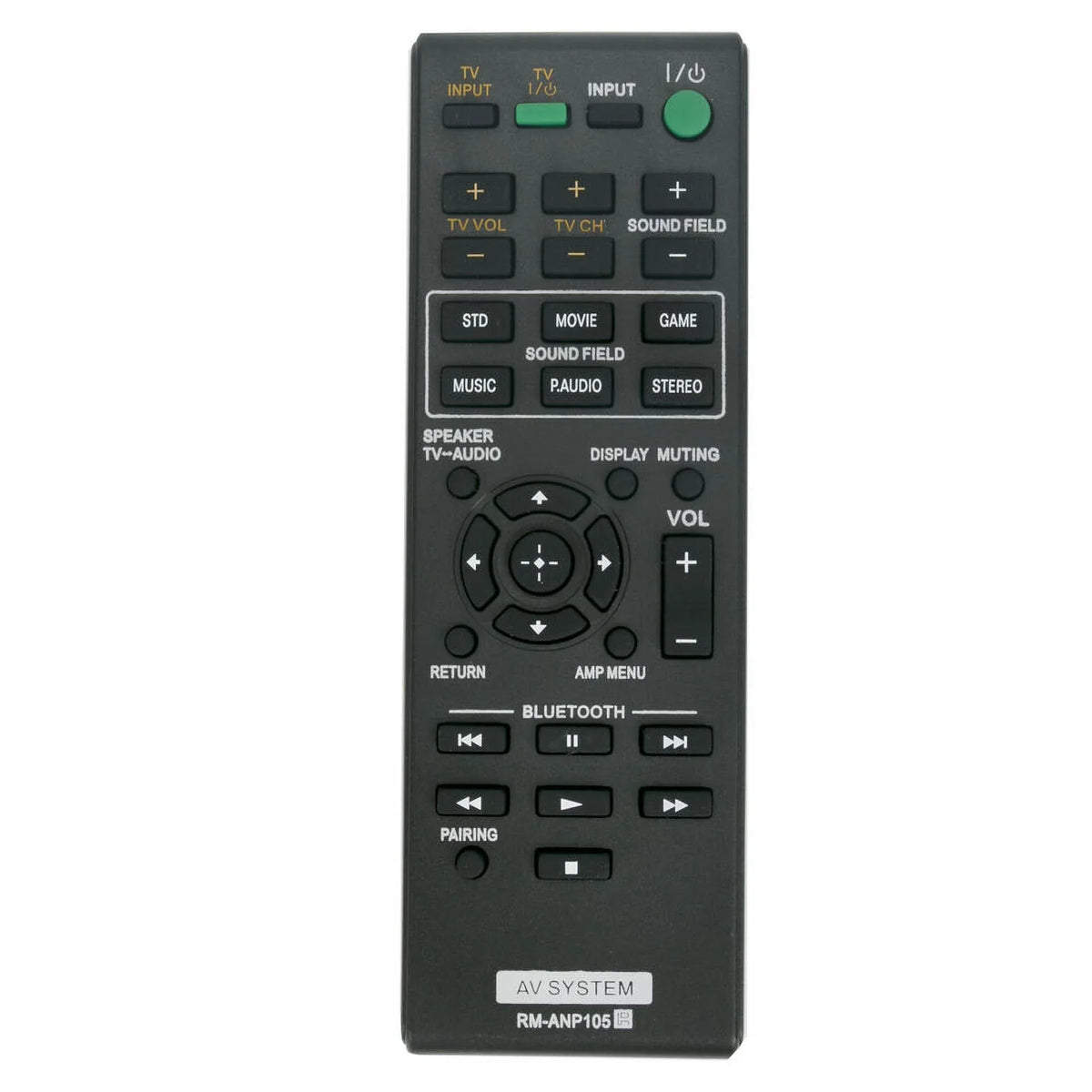 New Soundbar Remote Control Replace for Sony SA-WCT660 HTCT660 SAWCT66 RM-ANP105