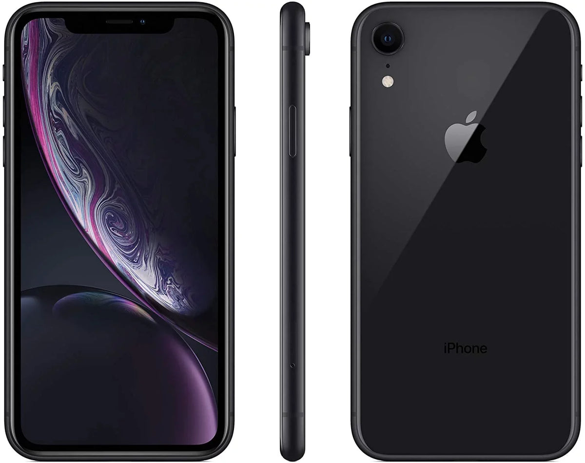 Restored Apple iPhone XR A1984 (Fully Unlocked) 64GB Black (Refurbished)