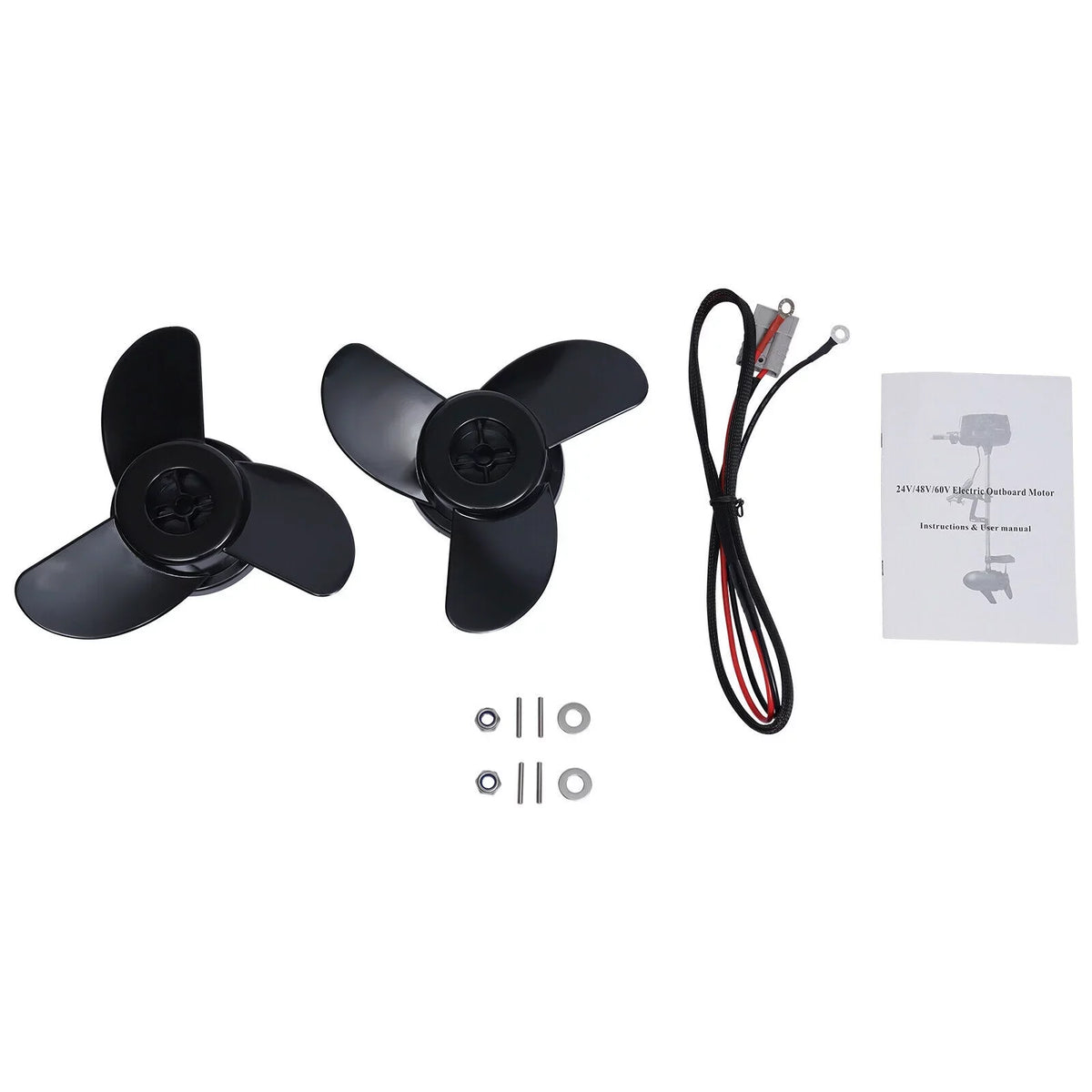 ZhdnBhnos 2.2KW 60V 10HP Heavy Duty Outboard Motor Fishing Ship Engine Electric Brushless Trolling Motor Tiller Control 3000 R/Min