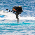 5HP Electric Trolling Motor with Pure Copper Brushless,Outboard Motor - 48V/1200W Ship Motor for Kayak, Small Ships, Paddle Vessel Fiberglass Ship and Wooden Ship