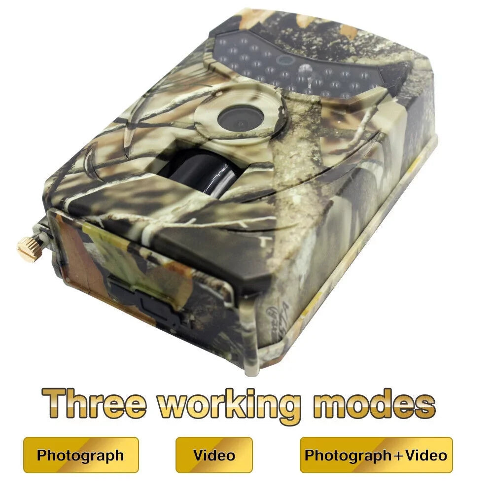 Infrared Trail Camera,DFITO Wildlife Monitor, 1080P, 12MP, Home Security, Farm Monitoring, Hunting Trail Monitor, Hunting Wildlife Camera Waterproof (SD Card NOT Included)