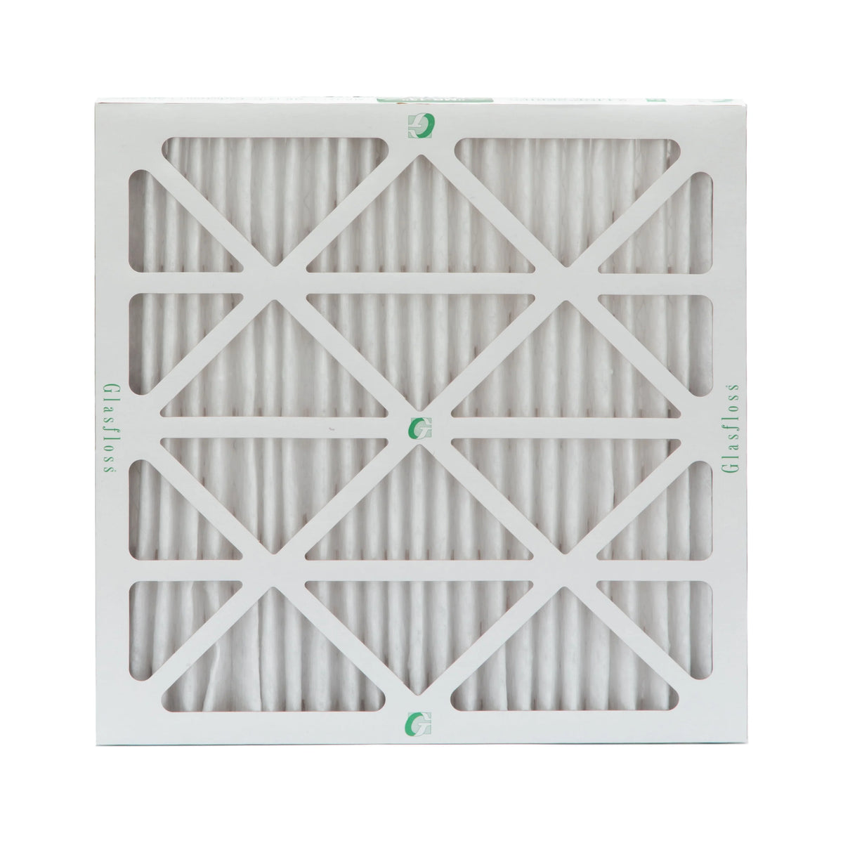 12 Pack of 18x18x2 MERV 10 Pleated 2" Inch Air Filters by Glasfloss. Actual Size: 17-1/2 x 17-1/2 x 1-3/4