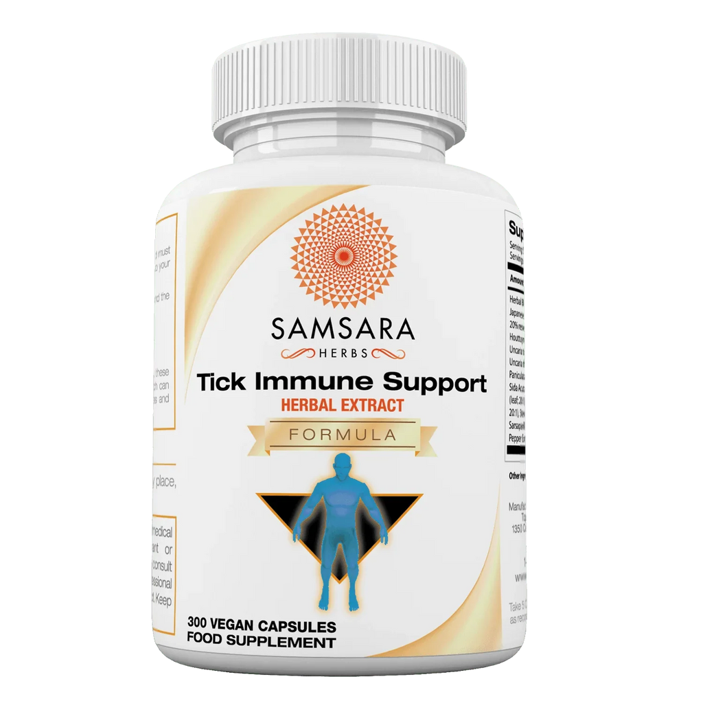 Samsara Herbs Tick Immune Support - The Original Herbal Formula (300 Capsules)