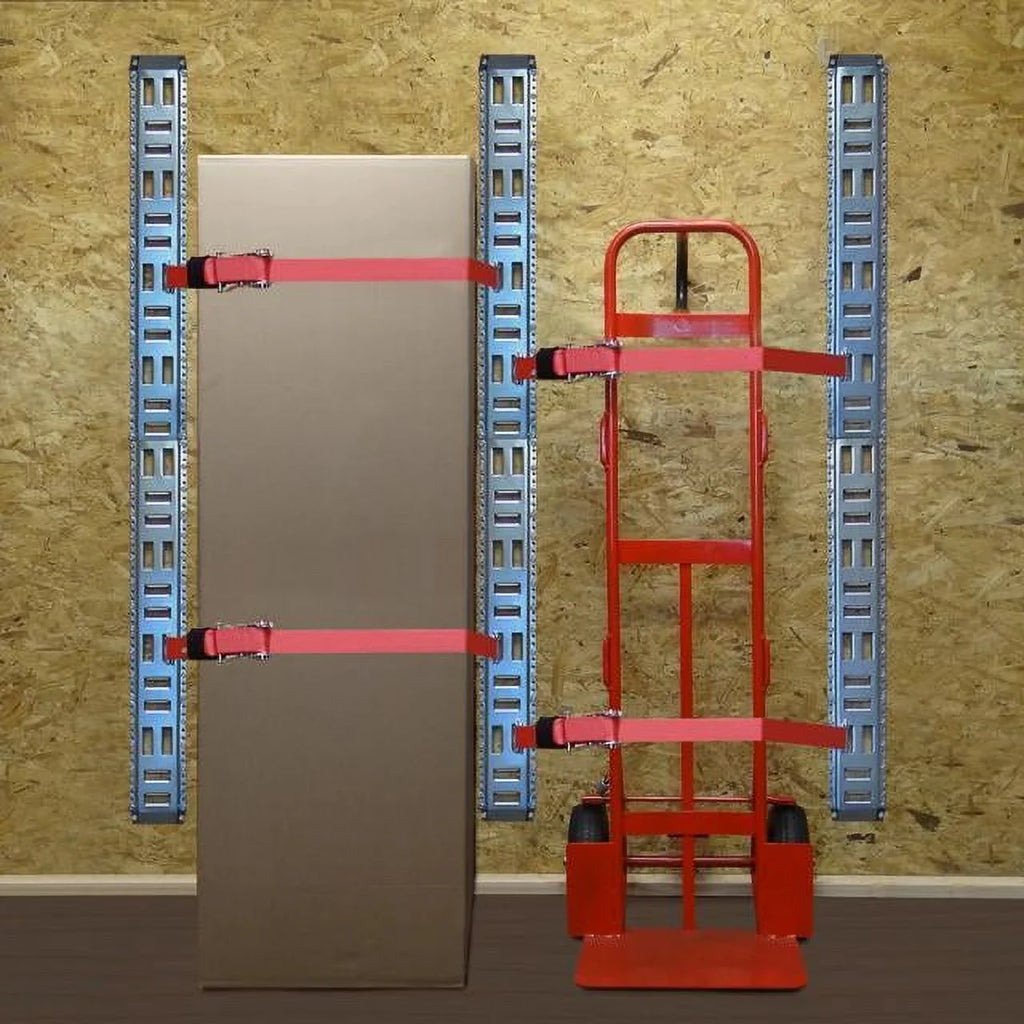SNAP-LOC Fast-Track E-Track 32 Inch 4-Pack Galvanized Steel Horizontal Vertical, Logistic Tie-Down for Pickups, Trucks, Trailers