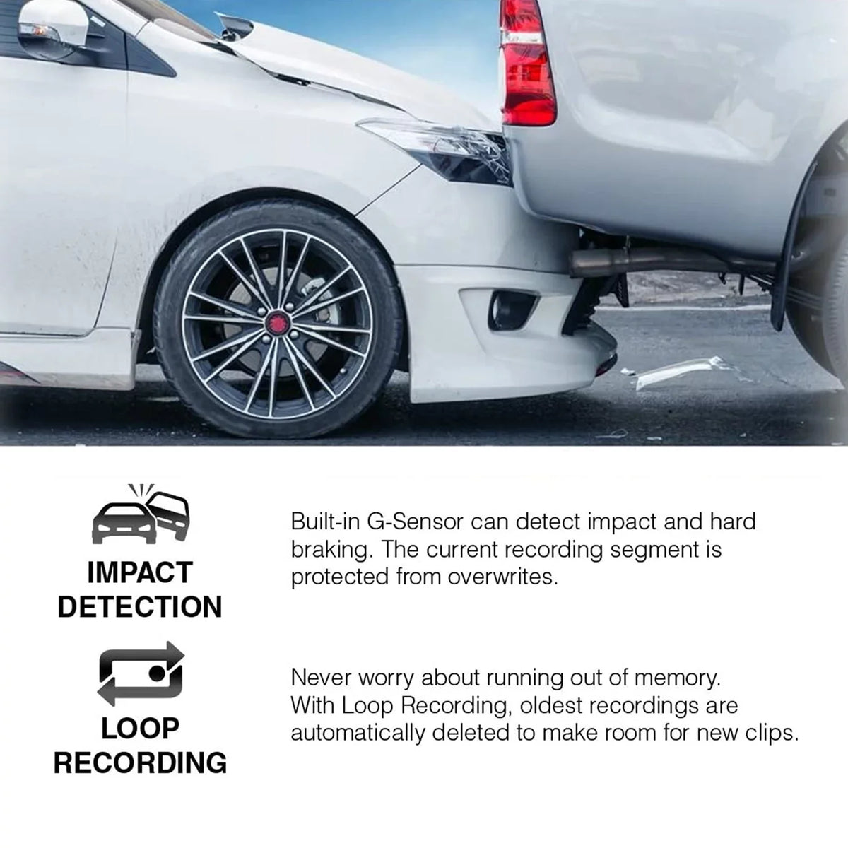 Rovi CL-6001 Magnetic Mount 1080p Full HD High Definition Panoramic Car Dash Camera Recorder with 1.5 Inch Wide Screen Wi-Fi, GPS, Loop Video Recording, Impact Detection and 360 Degree Rotation