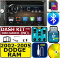 2002-2005 DODGE RAM CD/DVD BLUETOOTH USB/SD AUX EQ TOUCHSCREEN CAR STEREO RADIO