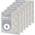 SpiroPure 10x16x1 MERV 13 Pleated Filter Air Filters - Made in (6 Pack)