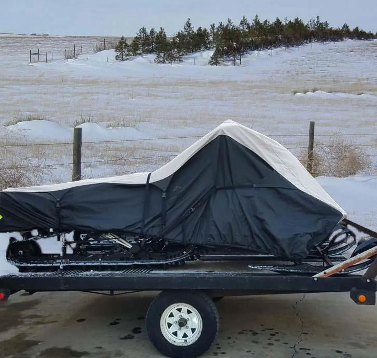 600D Snowmobile Travel and Storage Shield Compatible for 2010-2010 Model Year Ski Doo Bombardier GSX SPORT 550F Sleds. Slush and Mud Protection