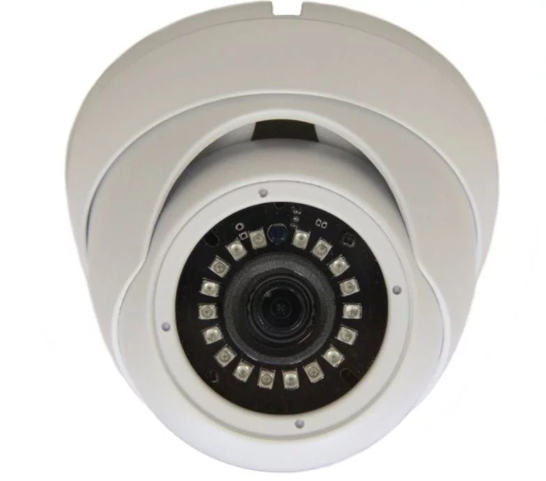 101AV Security Dome Camera 1080P 1920x1080 True Full-HD 4in1(HD-TVI, AHD, CVI, CVBS) 2.8mm Fixed Lens SONY 2.4 Megapixel STARVIS IR Indoor Outdoor Camera WDR DayNight HomeOffice 12VDC (White)
