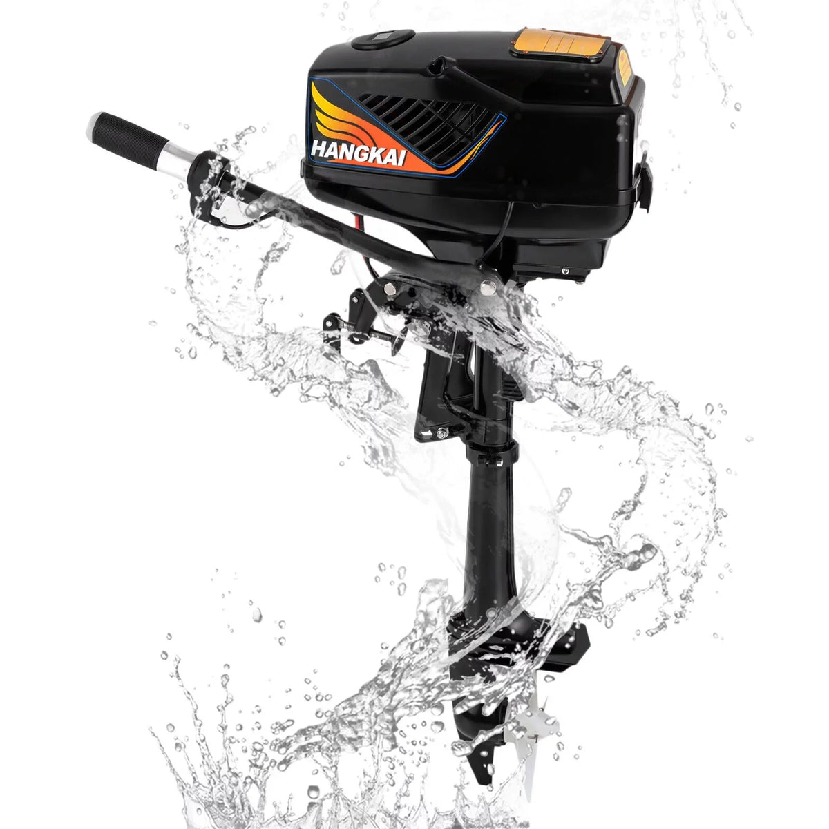 5HP Electric Trolling Motor with Pure Copper Brushless,Outboard Motor - 48V/1200W Ship Motor for Kayak, Small Ships, Paddle Vessel Fiberglass Ship and Wooden Ship