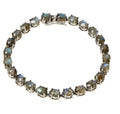 Colleen Lopez Sterling Silver 7x5mm Labradorite Tennis . 6-1/2"