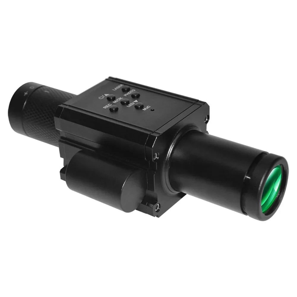walmeck Portable Monocular Night-Visions Sight Device Day Night Use Telescopes 1.2inch Display Photo Taking Video Recording Infrared Digital Video Camera for Fishing Ship Wildlife Observation