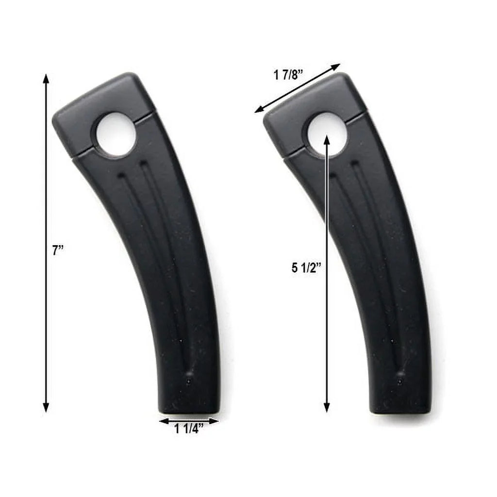 Krator 5.5" Black Bike Handlebar Pullback Risers 7/8" Compatible with Yamaha FZR 400 600 750 1000