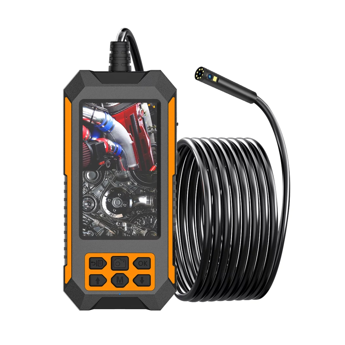 Shinysix Industrial endoscope,1944P 8 LED Waterproof Camera Camera Camera Dual 1080P/2592 * 1944P IP68 Waterproof Camera Camera 4.5 inch 4.5 inch Display LED IP68 Waterproof inch Display 5m