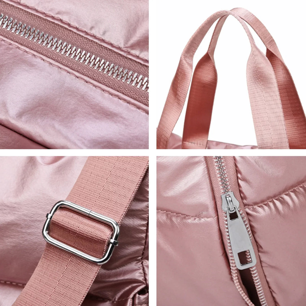 Segolike Travel Duffel Bag Waterproof Tote Weekender Bag Overnight Bag Luggage Gym Bag for Men AndWomen , Pink