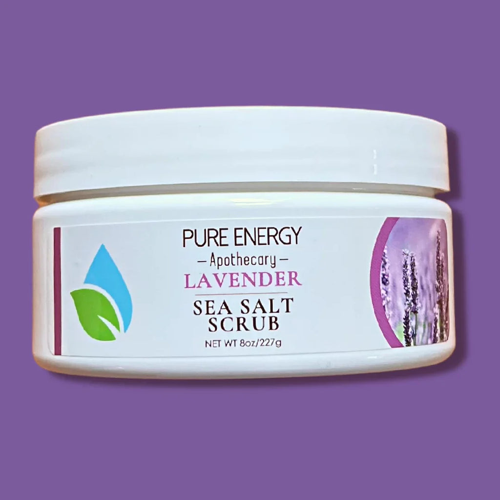 Pure Energy Apothecary Lavender Sea Salt Scrub 8 oz.