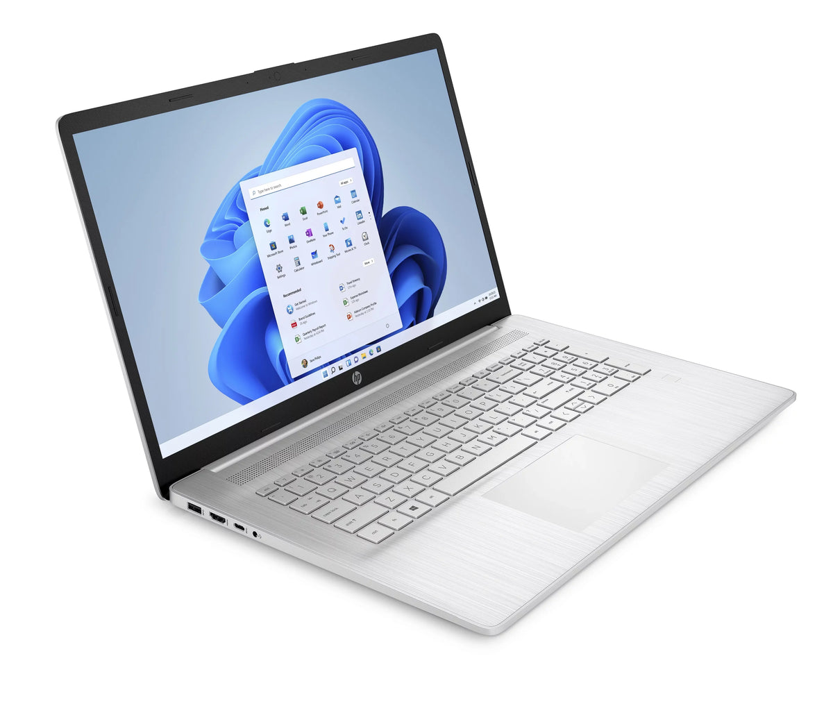 HP 17.3" FHD Notebook AMD Ryzen 5 5500U 8GB RAM 256GB SSD Natural Silver