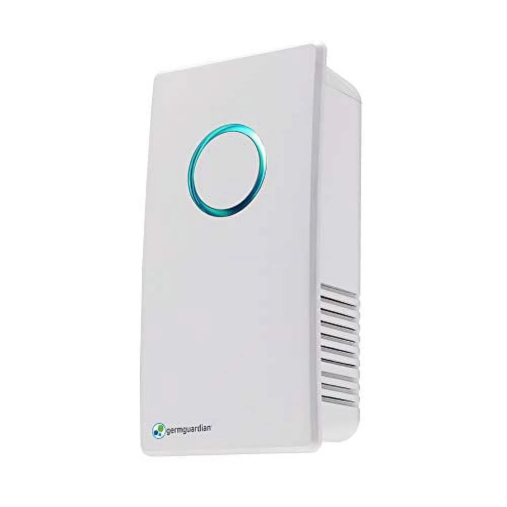 GermGuardian GG1100W Elite Pluggable UV-C Sanitizer and Deodorizer, Kills Germs, Freshens Air and Reduces Odors from Pets, Smoke, Mold, Cooking and Laundry, Germ Guardian Air Purifier