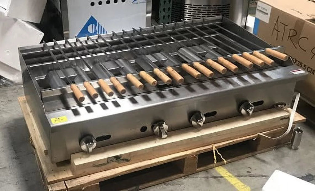 48 ins Natural gas/Propane shish kabab broiler NSF SSK48