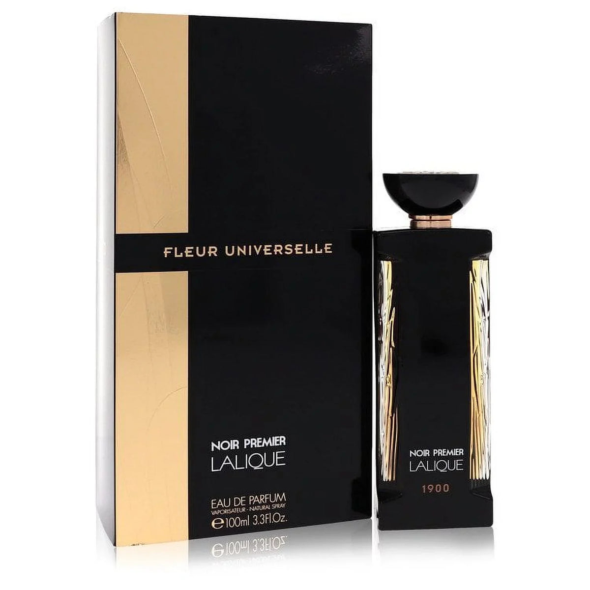 Lalique Fleur Universelle Noir Premier by Lalique Eau De Parfum Spray (Unisex) 3.3 oz for Women