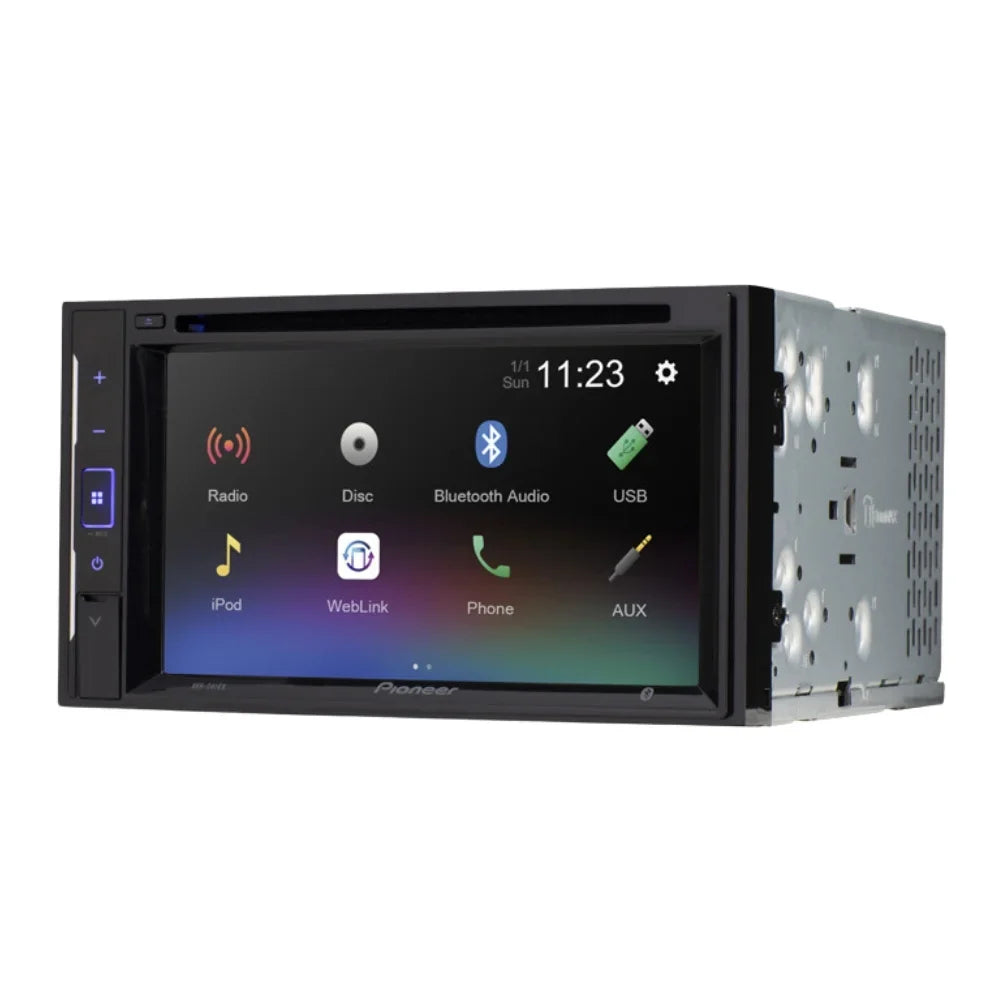 KIT2587 Bundle with Pioneer Multimedia DVD Car Stereo and Installation Kit - for 2009-2013 Frontier / Bluetooth Touchscreen, Backup Camera, Double Din Mounting Dash Kit