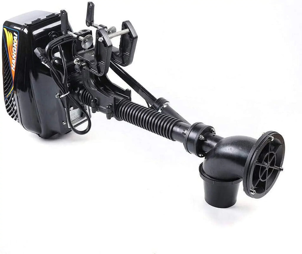 MONIPA 4HP 48V 1000W Electric Outboard Motor Inflatable Fishing Craft Engine Jet Pump Outboard Motor Rubber Tiller Control Brushless Outboard Motor