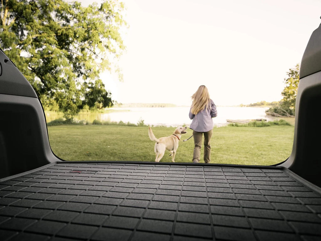 WeatherTech Cargo Trunk Liner compatible with Town & Country Van, Grand Caravan - Behind 3rd Row Seating, Grey