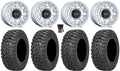 Black Rhino Chamber 14" Wheels Si 30" Trail Saw 2.0 Tires Kawasaki Mule Pro FXT