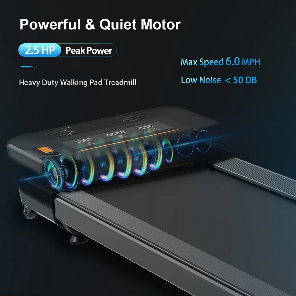 Compact Under Desk Treadmill - 70.0 - Stay active and productive with our durable treadmill!