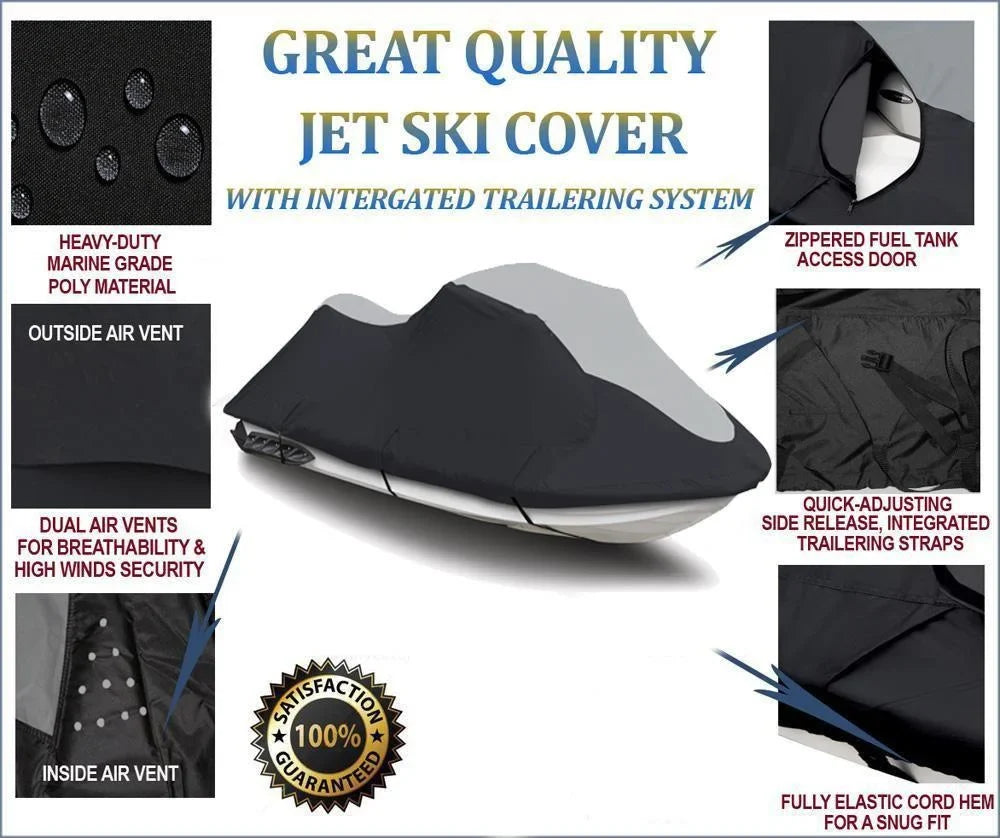 SUPER HEAVY-DUTY PWC 600D JET SKI Shield Compatible for Sea Doo Sea-Doo Bombardier GS 1996-1999 2000 2001 1-2 Seater