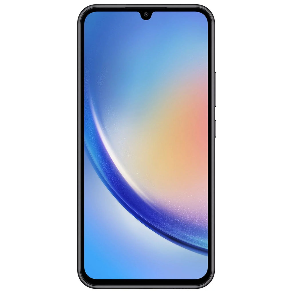 Restored Samsung Galaxy A34 5G A346M 128GB Dual SIM GSM Unlocked Android Smartphone (Latin Variant/US Compatible LTE) - Awesome Graphite (Refurbished)
