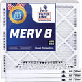 Filter King 12x65.5x1 Air Filter | 4-PACK | MERV 8 HVAC Pleated A/C Furnace Filters | MADE IN | Actual Size: 12 x 65.5 x .75"