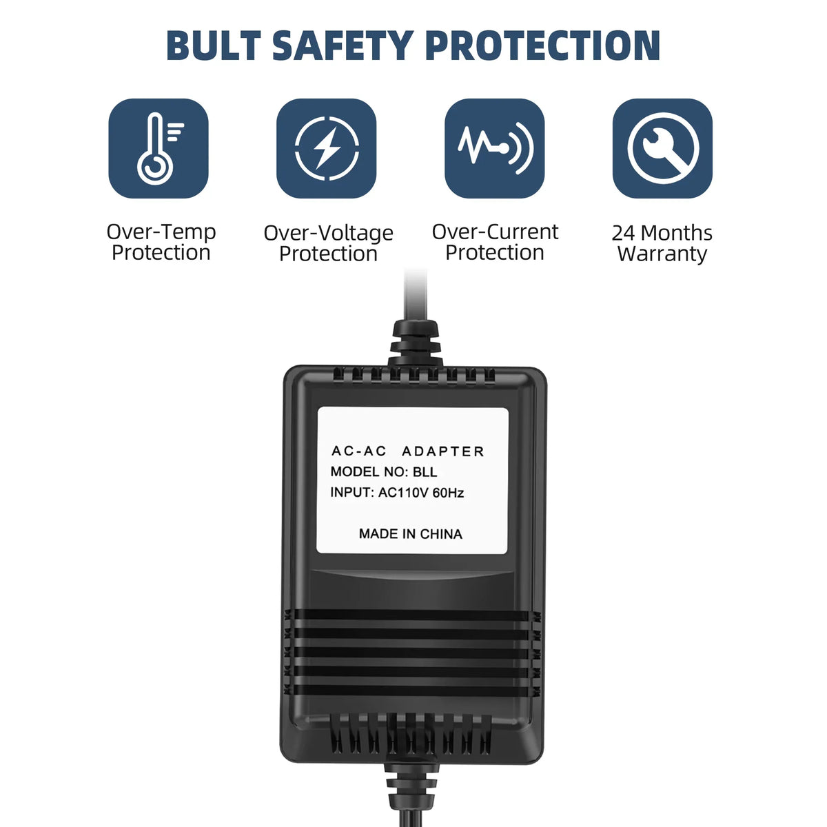 PGENDAR AC Adapter For The Basement Watchdog Model No. BWS-12A BWS12A Special 2500 GPH Heavy Duty Battery Box Backup Storm Sump Pump BWS 12A 12V Power Supply Cord Cable PS Charger