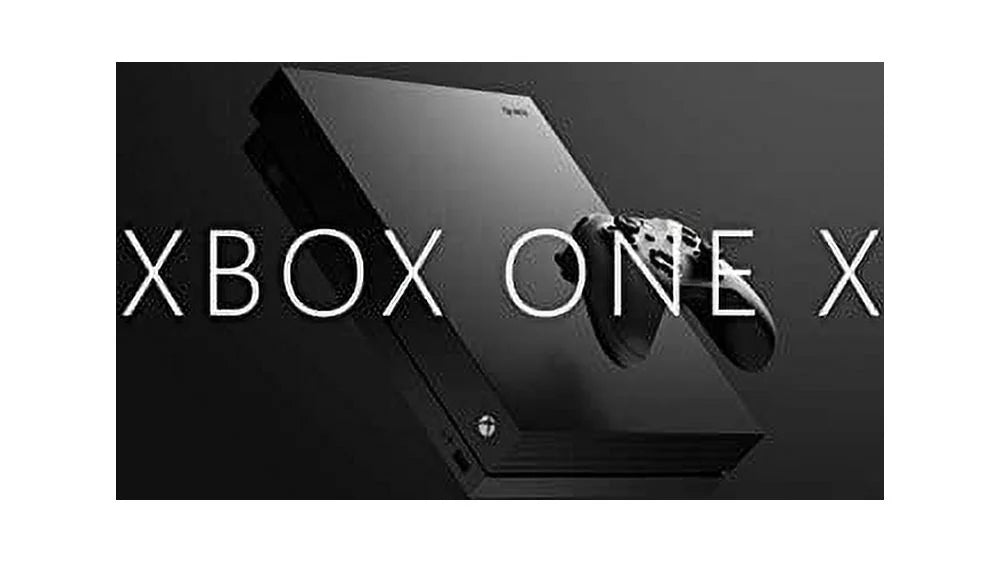 Restored Microsoft Xbox One X 1TB Console with Wireless Controller: Xbox One X Enhanced, HDR, Native 4K, Ultra HD (Refurbished)