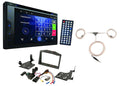 Powersport Audio: Pyle 2-DIN Touchscreen Navigation Wi-Fi Bluetooth CD Stereo Receiver, Scosche Dash Install Kit (Fits 2015-Up Polaris Slingshot), Enrock Marine Flexible AM/FM Antenna