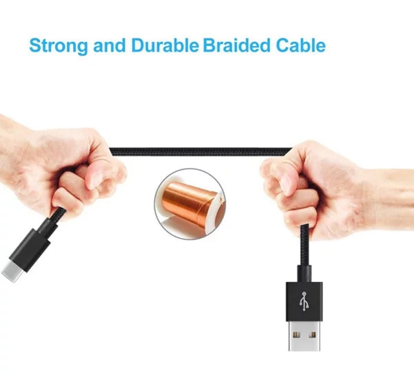 Car Mount Holder and 6ft USB-C Cable Charger Power Cord Q6G for Samsung Galaxy A72 5G A71 5G A70 A52 5G A51 5G A42 5G A32 5G A30s A21 A12 5G A11 A02s A01 - Sonim XP8 XP3plus XP3