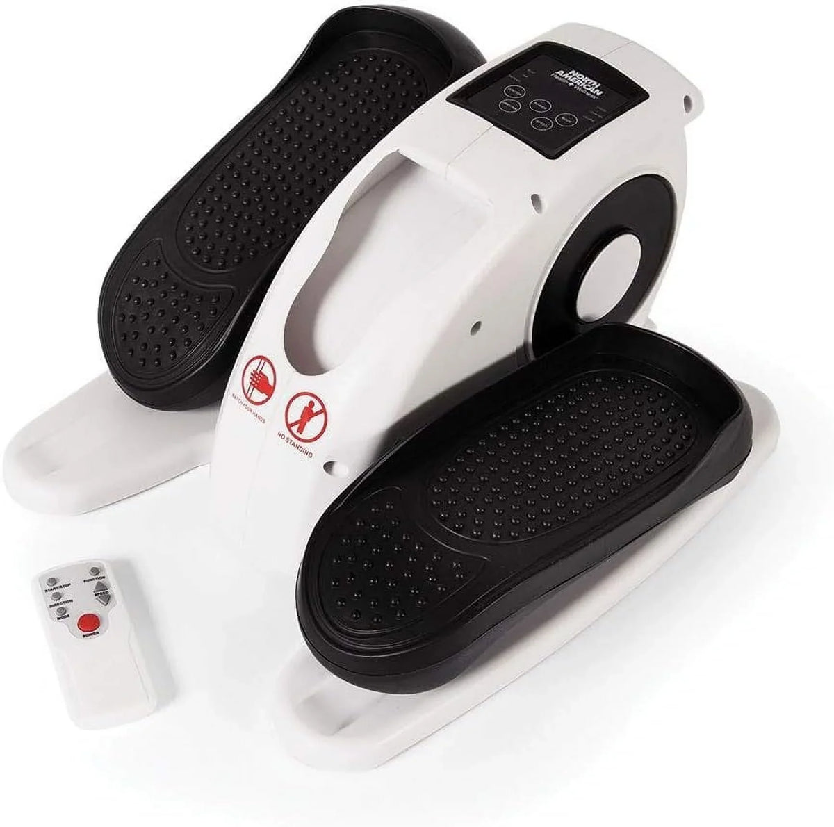 North n Health + Wellness Portable Elliptical Exercise, Gray, 2 Piece Set (ZB8293)