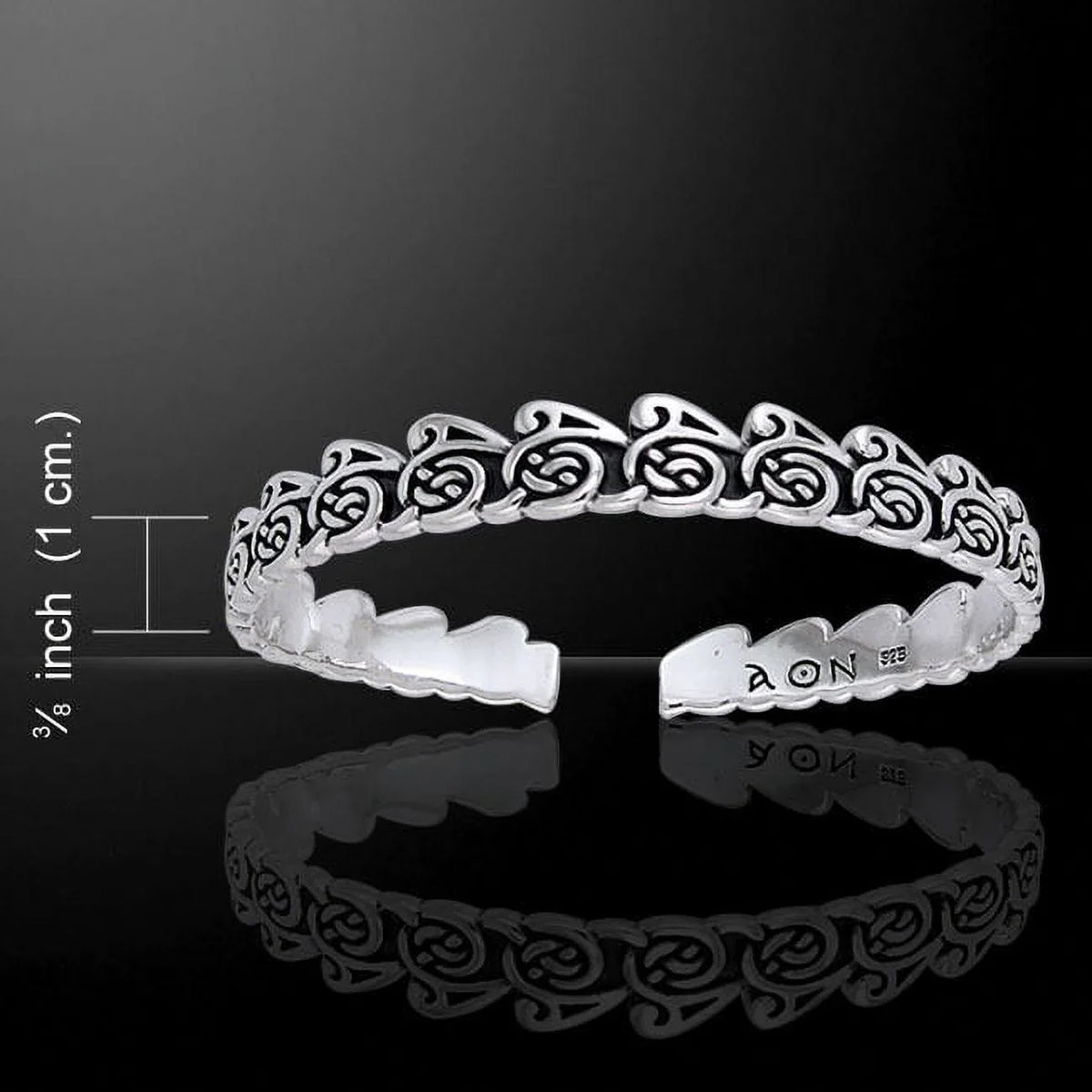Cari Buziak Wave Celtic Spiral Sterling Silver Peter Stone Fine Jewelry