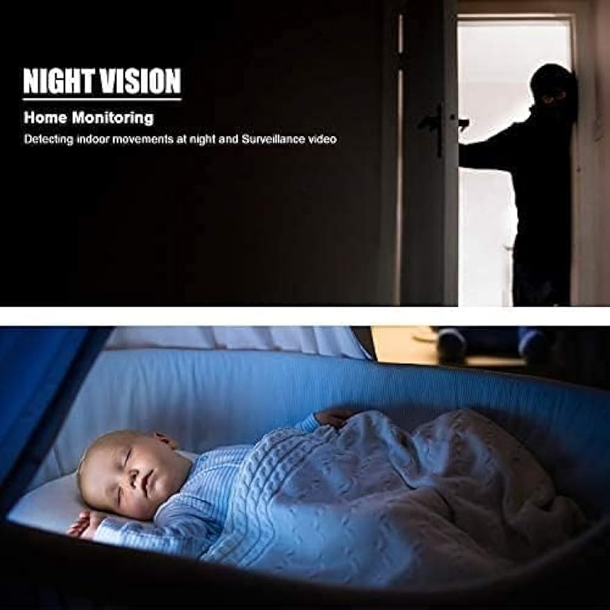 Wireless Camera Mini Hidden Spy Camera Portable Small Nanny Cam with Night Vision and Motion Detection HD 1080P Body Cam Gift Surveillance Cameras for Home Security Indoor/Outdoor1