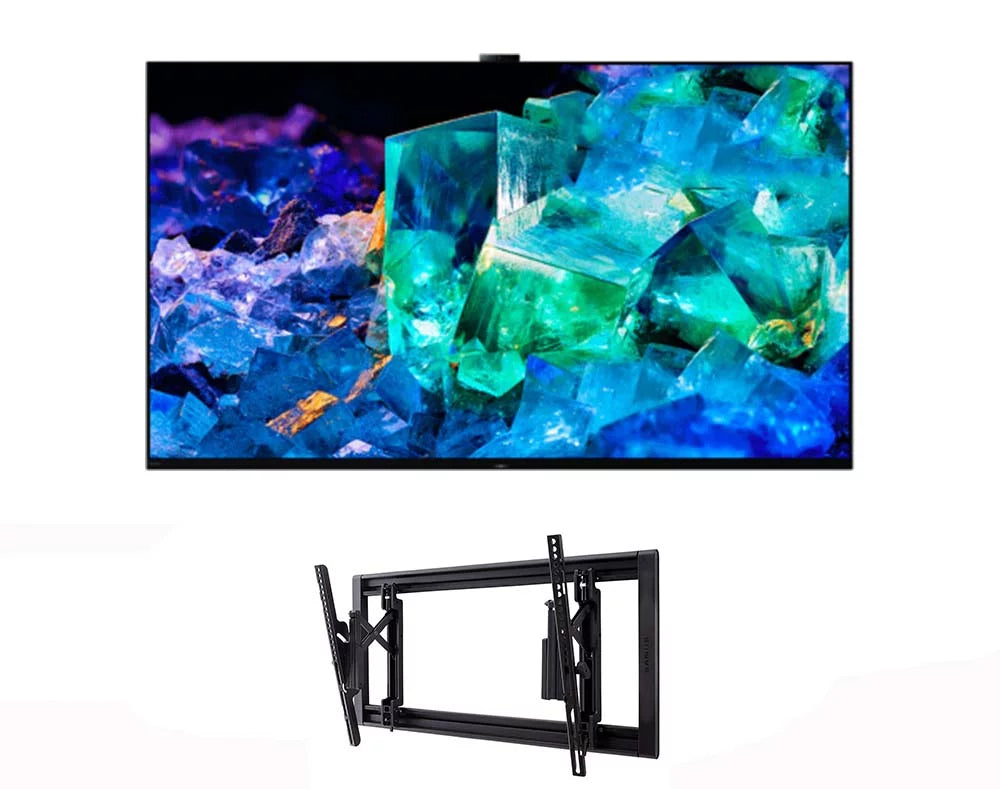 Sony XR55A95K 55-inch 4K BRAVIA XR HDR IMAX Enhanced Smart OLED TV with Sanus VLT7-B2 42-90" Advanced Tilt 4D TV Wall Mount (2022)