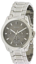 Bulova Stainless Steel Chronograph Mens Watch 96A180