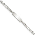 Auriga 925 Sterling Silver Id Anchor Link 6inch for Women