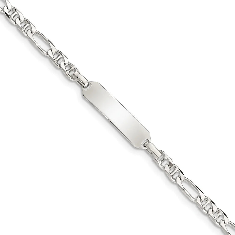 Auriga 925 Sterling Silver Id Anchor Link 6inch for Women