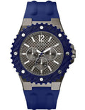 Guess Men's Blue Silicone Watch U12655G1