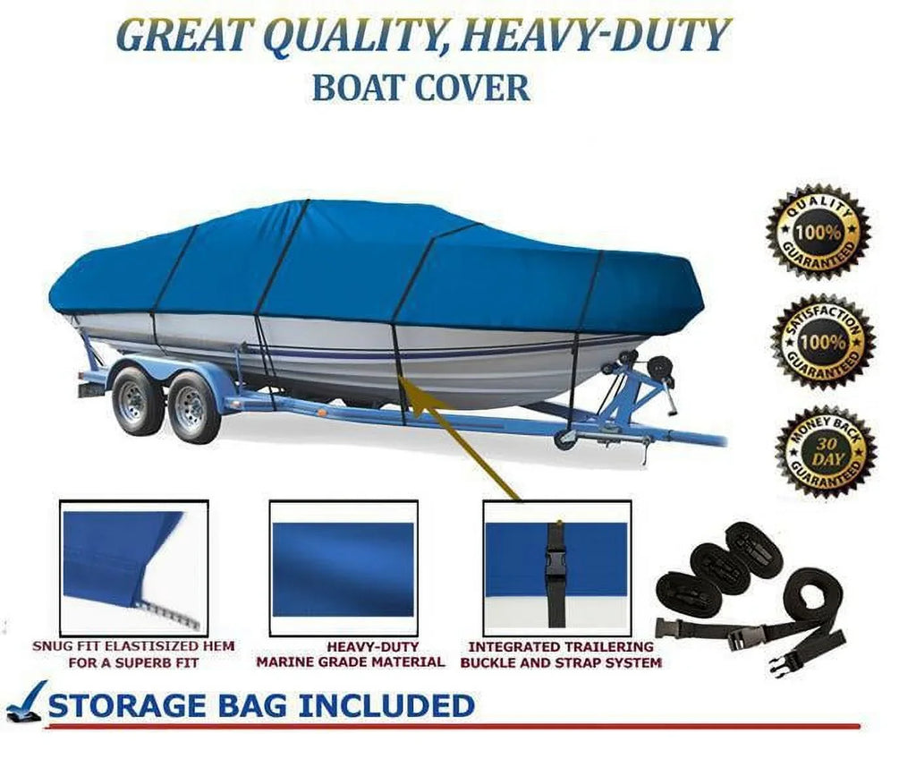 BLUE, GREAT Grade Vessel Wrap Compatible for LOWE FISHING MACHINE 150 S 2001