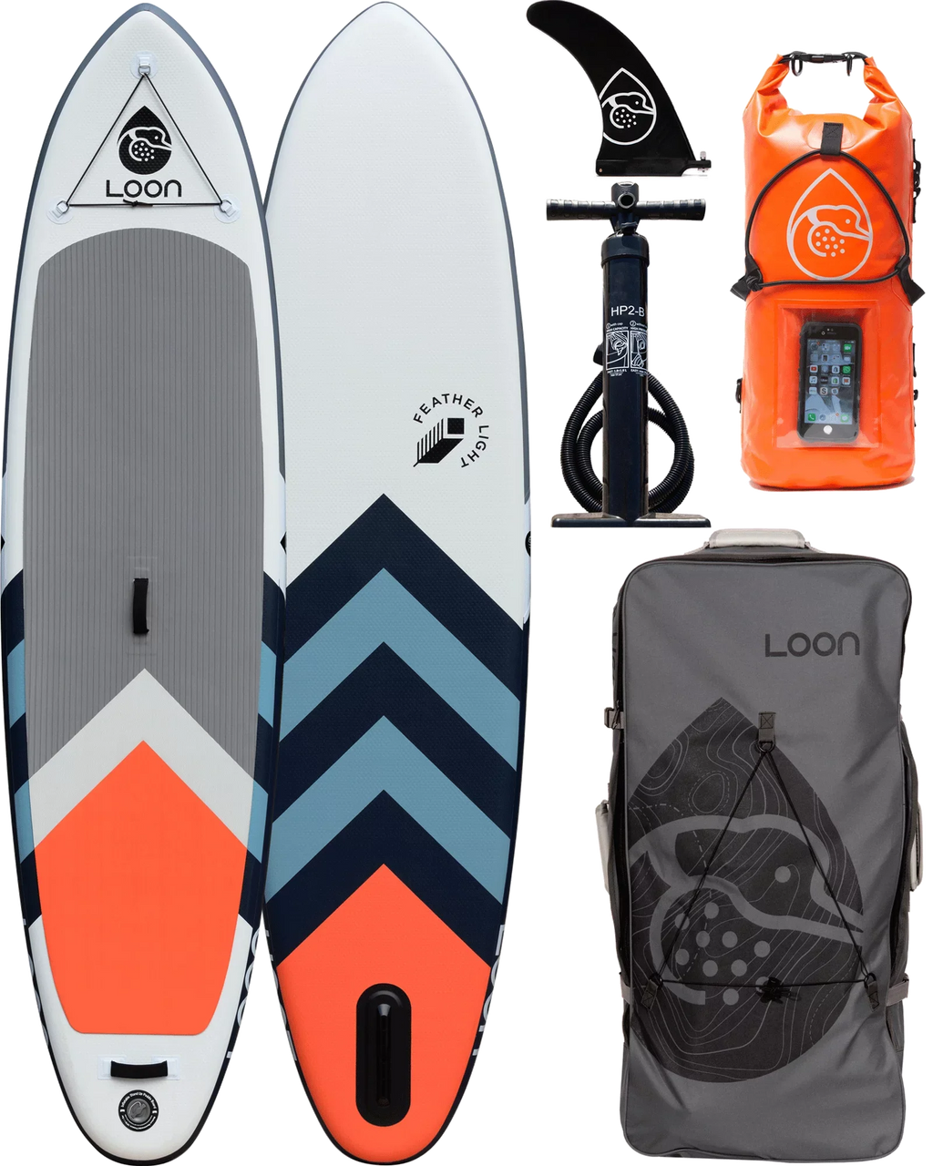 Feather Light Standard 10'8" Inflatable Paddle Board