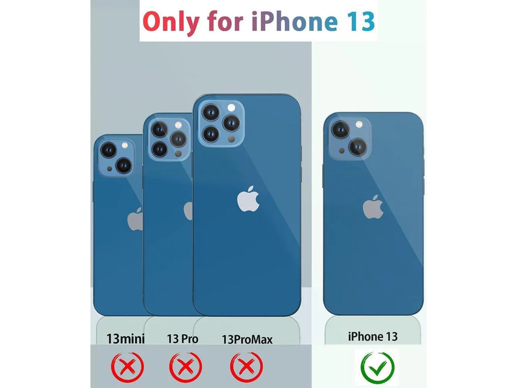 For iPhone 13 Case Waterproof Shockproof Dustproof Full-Body with Built-in Screen Protector,Underwater Full Sealed Shield Protective for iPhone 13 6.1 inch