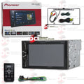 Pioneer 2-DIN 6.2" Touchscreen Digital Media Car stereo USB Bluetooth + Remote with DiscountCentralOnline FL09CH Full License plate Night vision Waterproof back-up camera